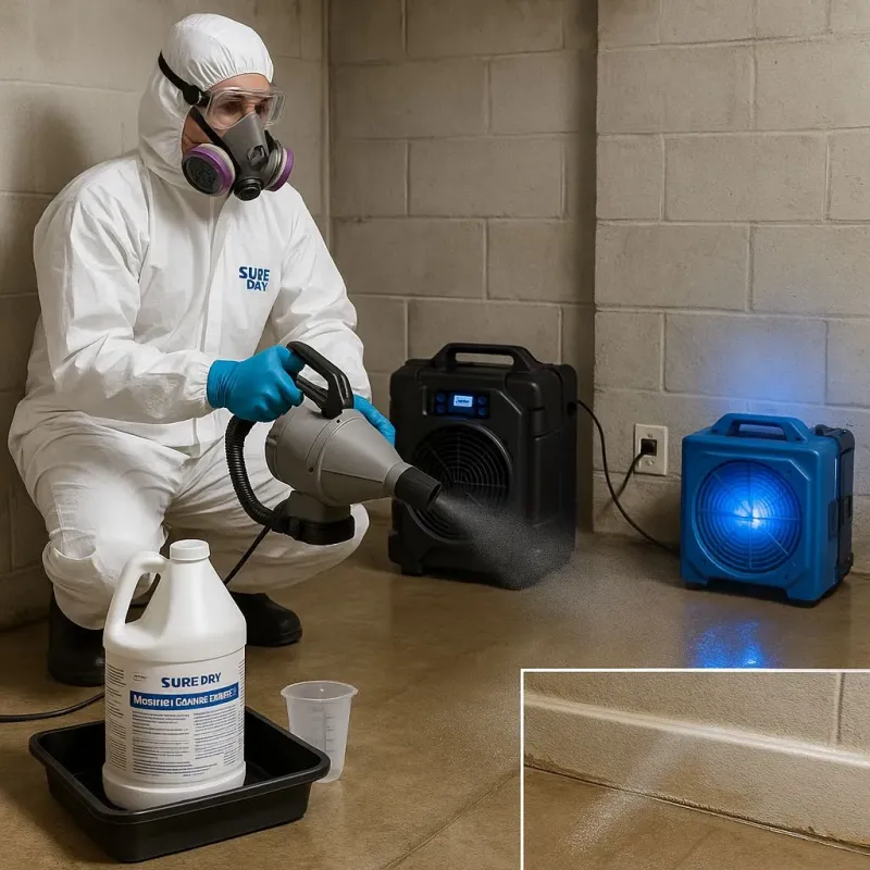 Sanitization and Odor Removal process in Newcastle, OK